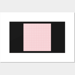 Gingham by Suzy Hager     Cherub Pink Tiny Gingham Posters and Art